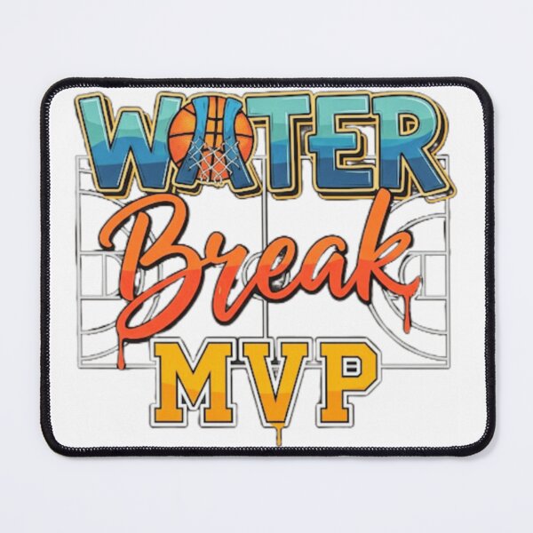 Item preview, Water Break MVP Tee – For the hooper who knows the sideline is also a stage designed and sold by FullCourtFeels.
