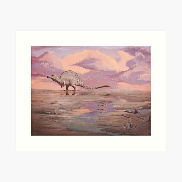 Item preview, Spinosaurine and pterosaurs designed and sold by MarkWitton.