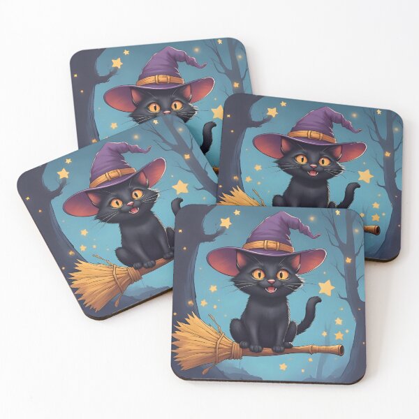 Item preview, Meow-gical Chaos – Funny Cat Witch Design designed and sold by GiggleSnaps.