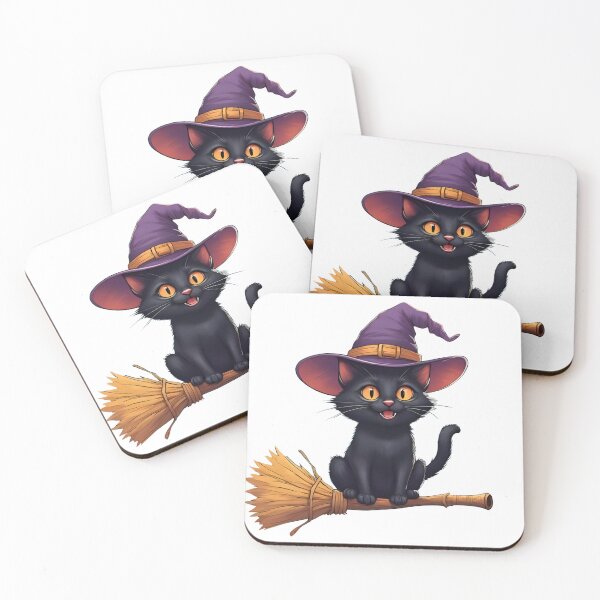 Item preview, Meow-gical Chaos – Funny Cat Witch Design designed and sold by GiggleSnaps.