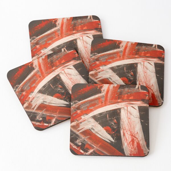 Item preview, Colorful abstract painting with energetic brushstrokes stock designed and sold by MTShoppingLine.
