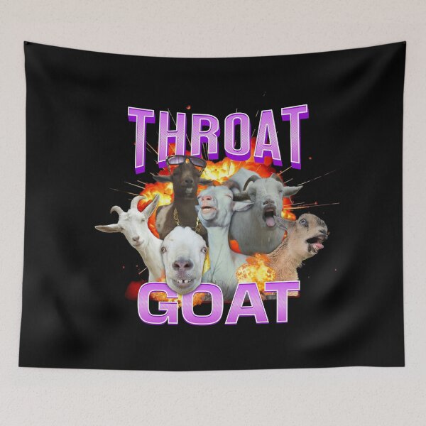 Item preview, Throat Goat Funny Unwearable Meme Design designed and sold by Aiolin.