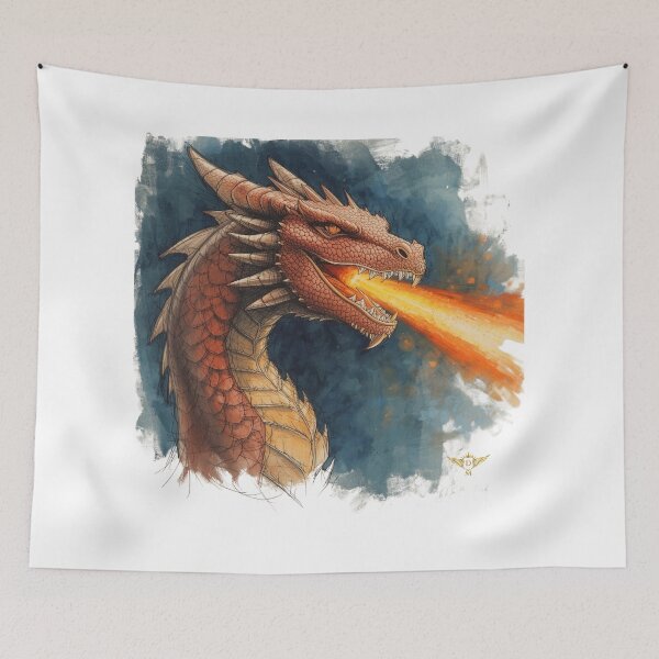 Item preview, Inferno Dragon Unleashes Fury Across Darkened Skies designed and sold by DM.