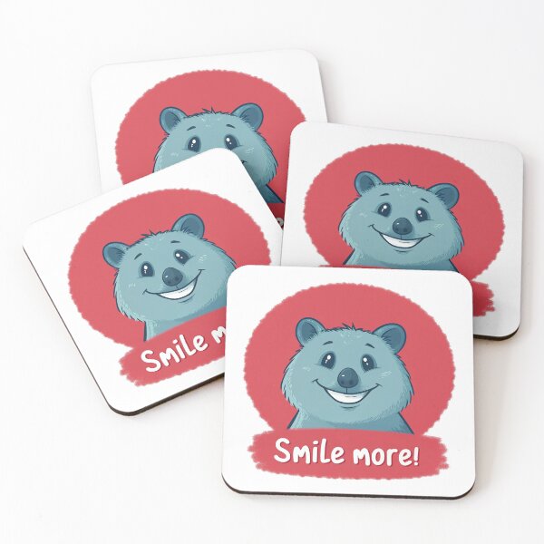 Item preview, Smile More Quokka Cartoon designed and sold by kacperartdesign.