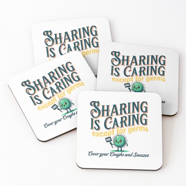 Item preview, Germ-Free Sharing: Funny Teacher T-Shirt designed and sold by ArtisticDesignsbyLinda.