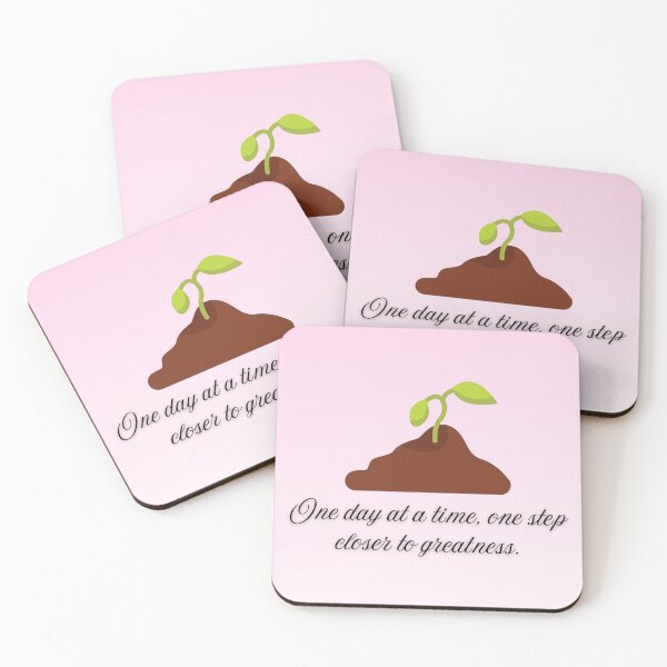 Item preview, One day at a time, one step closer to greatness. designed and sold by Bibi-Designs.