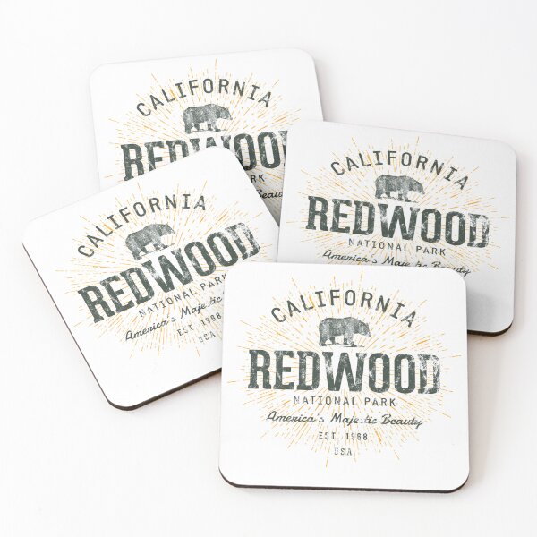 Item preview, Retro Style Vintage Redwood National Park designed and sold by Ilyablo.