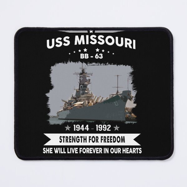 Item preview, USS Missouri, BB 63, Navy Veteran Mens Gift Idea Husband, Dad, Grandpa designed and sold by Timeless Bond Designs.