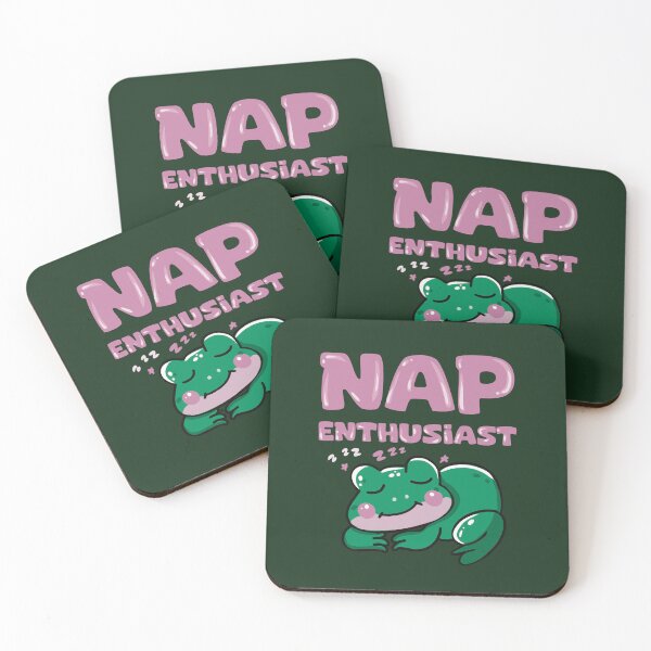 Item preview, Nap Enthusiast – Cute Sleeping Frog designed and sold by Creative_verse108.