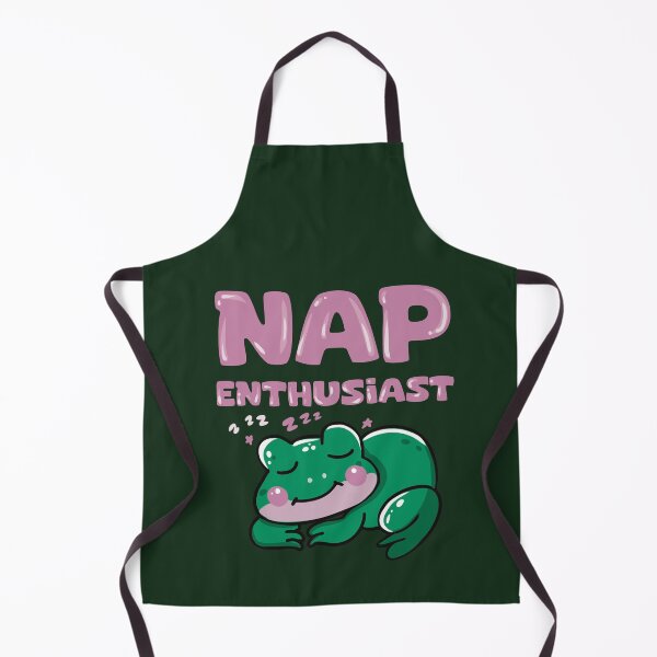 Item preview, Nap Enthusiast – Cute Sleeping Frog designed and sold by Creative_verse108.
