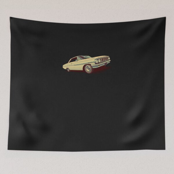 Item preview, 1964-Ford-Galaxie-500-In-Wimbledon-White designed and sold by JanellBogisich.