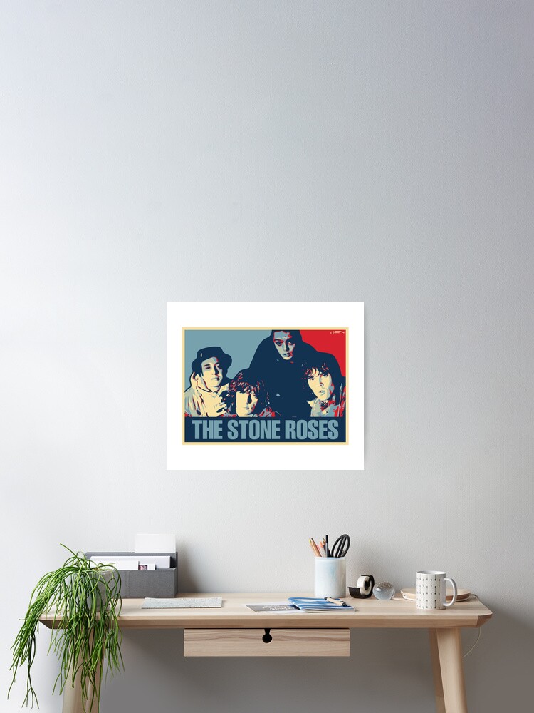 Thumbnail 2 of 3, Poster, The Stone Roses designed and sold by DAFTFISH.