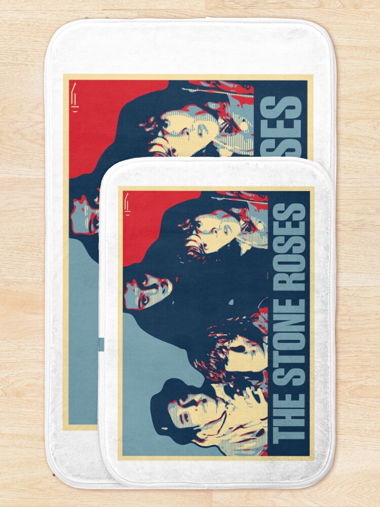 Thumbnail 5 of 6, Bath Mat, The Stone Roses designed and sold by DAFTFISH.
