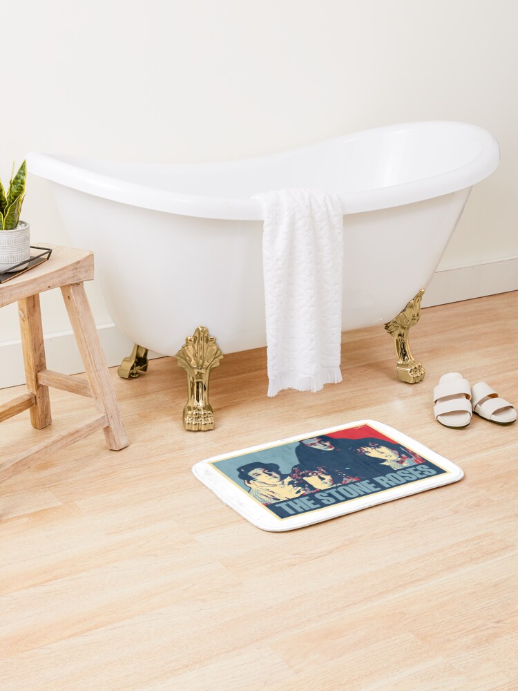 Thumbnail 2 of 6, Bath Mat, The Stone Roses designed and sold by DAFTFISH.