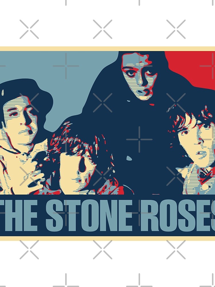 Thumbnail 3 of 3, Scarf, The Stone Roses designed and sold by DAFTFISH.