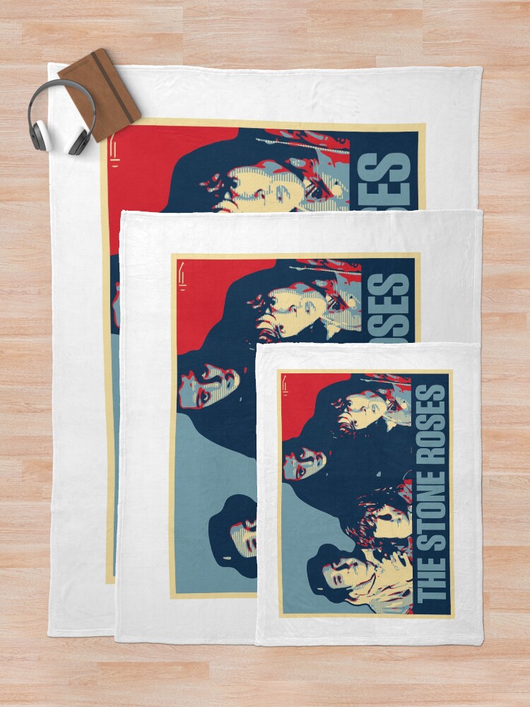 Thumbnail 5 of 6, Throw Blanket, The Stone Roses designed and sold by DAFTFISH.
