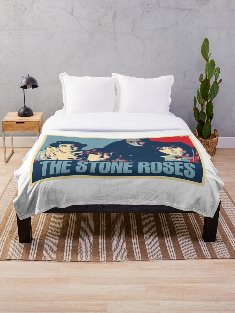 Thumbnail 1 of 6, Throw Blanket, The Stone Roses designed and sold by DAFTFISH.
