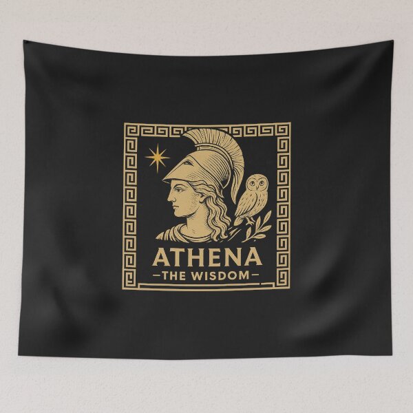 Item preview, Athena — The Wisdom | Greek Mythology Tarot Card designed and sold by Bratak.
