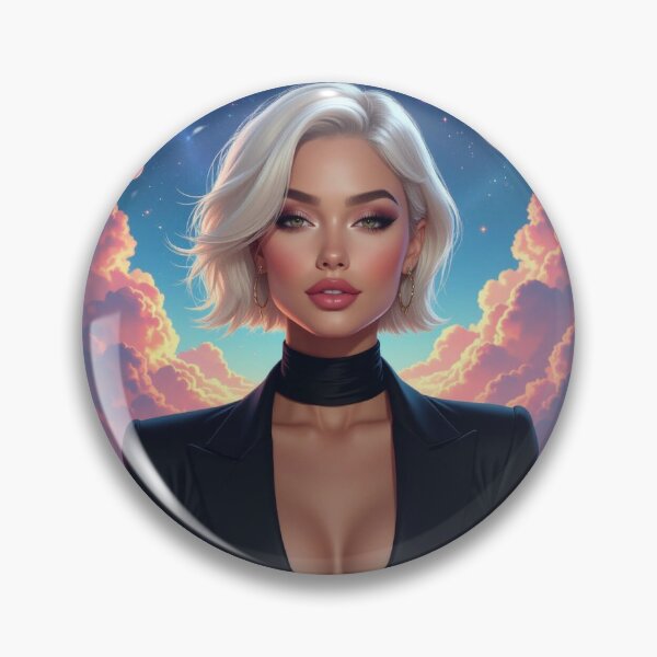 Item preview, Seductive blonde latina with the cosmos in the background  designed and sold by Dparedes45.