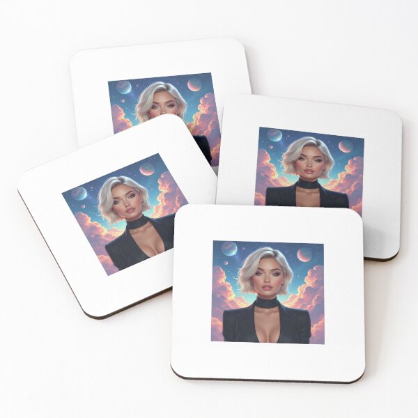 Item preview, Seductive blonde latina with the cosmos in the background  designed and sold by Dparedes45.