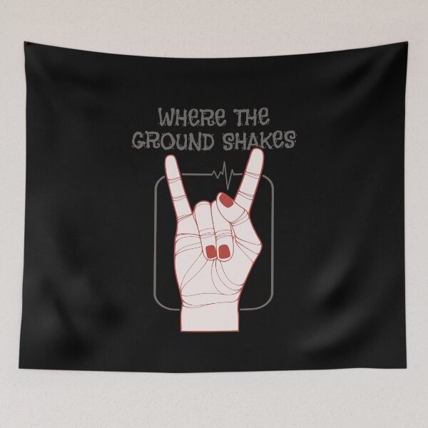 Item preview, Where The Ground Shakes | Rock Hand designed and sold by ObsidianDaz.