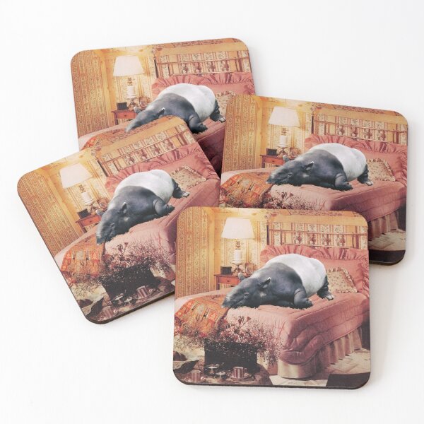 Item preview, Tapir Absolutely Chilling Collage designed and sold by TussockMoss.