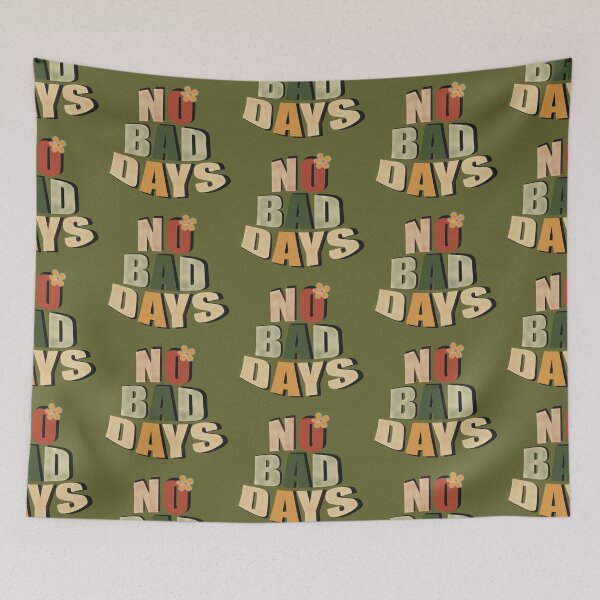 Item preview, No Bad Days - Graffiti Street Art Typography designed and sold by Junjiraporn Art Studio.