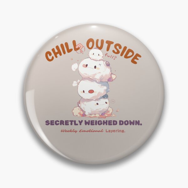 Item preview, Chill Outside – Secretly Weighed Down (Milk Tea Beige Edition) designed and sold by bugnoodle™ .