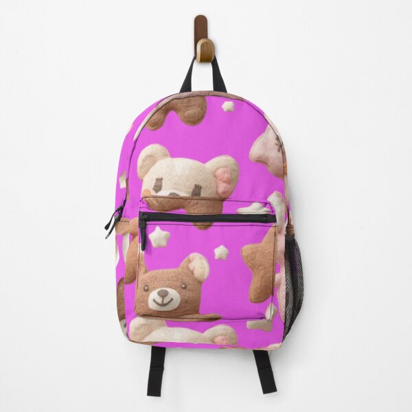 Item preview, 3D Seamless kids pattern with cute plush toys (bears, bunnies, stars) designed and sold by Farzad Parhizkar.