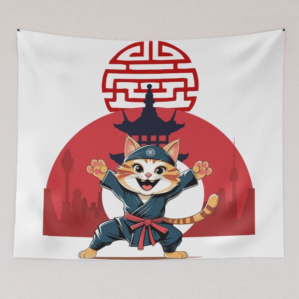 Item preview, Kawaii Martial Arts Kitty designed and sold by yuki-hana.