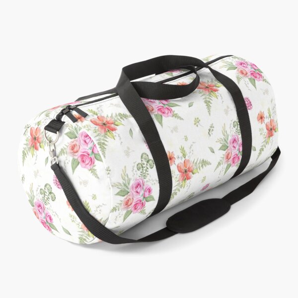 Item preview, Patrón floral de acuarela sin costuras con rosas rosadas y flores de durazno: elegante diseño botánico designed and sold by IDEON-23.