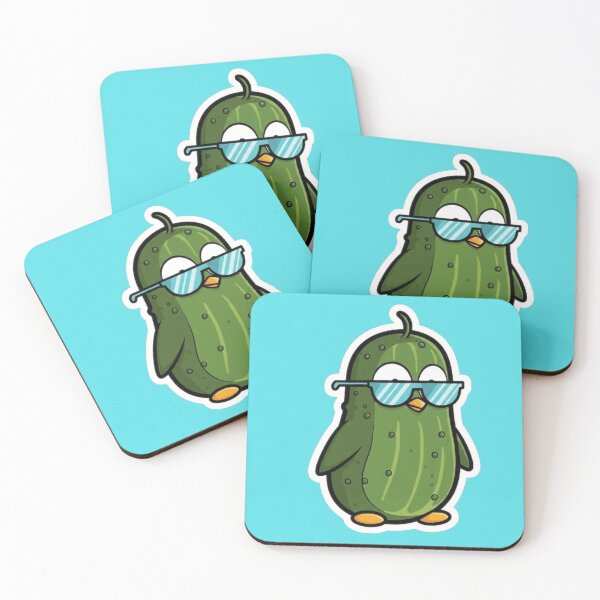 Item preview, PicklePenguin – The Cool Cucumber Bird designed and sold by Lin's Art Lab.