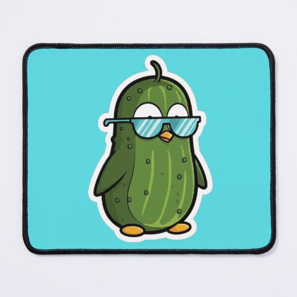 Item preview, PicklePenguin – The Cool Cucumber Bird designed and sold by Lin's Art Lab.
