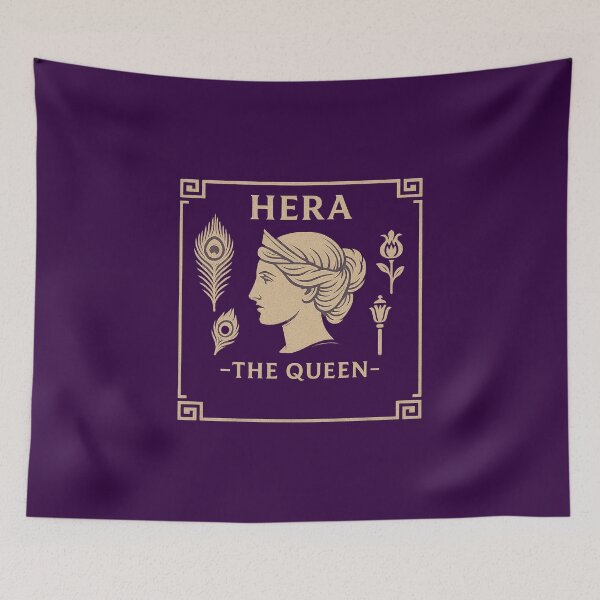 Item preview, Hera — The Queen | Greek Mythology Tarot Card designed and sold by Bratak.
