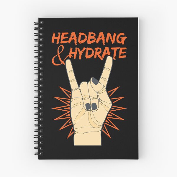 Item preview, Headbang & Hydrate | Rock Hand designed and sold by ObsidianDaz.