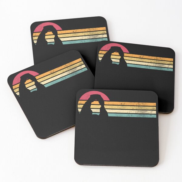Item preview, Retro Vintage Delicate Arch Silhouette Arches National Park designed and sold by Fumisa.