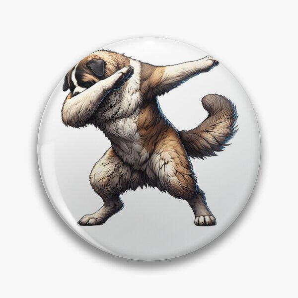 Item preview, Dabbing Caucasian Shepherd Dog Lover designed and sold by Kimberley King Art  King Art.