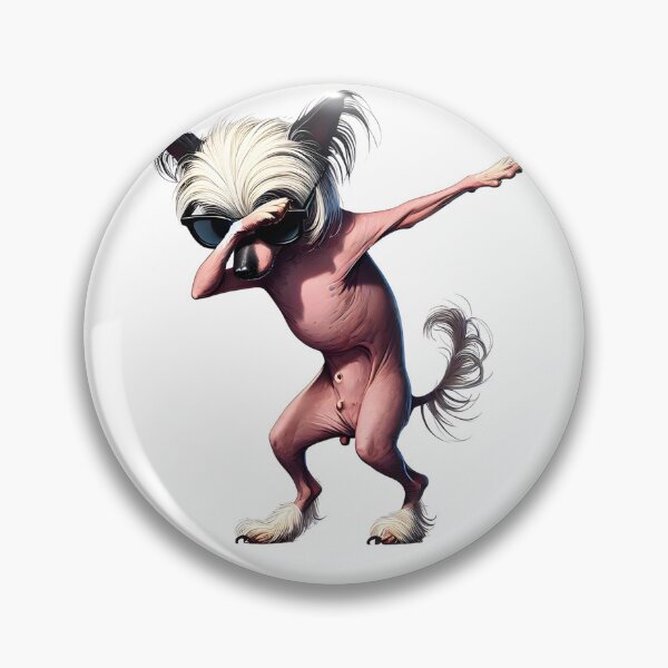 Item preview, Dabbing Chinese Crested Dog Lover designed and sold by Kimberley King Art  King Art.