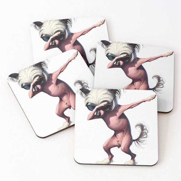 Item preview, Dabbing Chinese Crested Dog Lover designed and sold by Kimberley King Art  King Art.