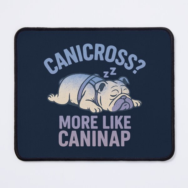 Item preview, Canicross? More Like Caninap | Funny Bulldog Dog Sport Design designed and sold by Meandmyshop.