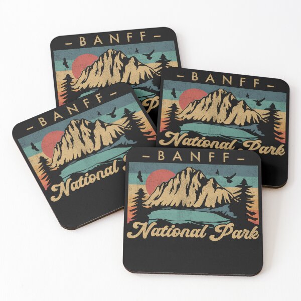 Item preview, Retro Vintage Graphic Banff National Park designed and sold by Fumisa.