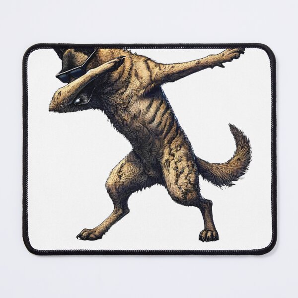Item preview, Dabbing Dutch Shepherd Dog Lover designed and sold by Kimberley King Art King Art.