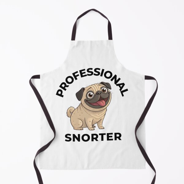 Item preview, Funny Tan Pug – Professional Snorter – Cute Dog Quote designed and sold by FurRealGifts.