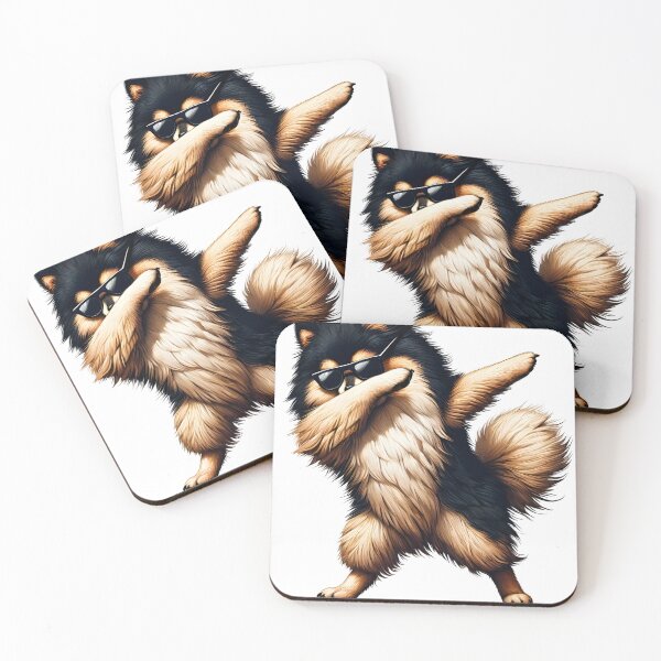 Item preview, Dabbing German Spitz Dog Lover designed and sold by Kimberley King Art  King Art.