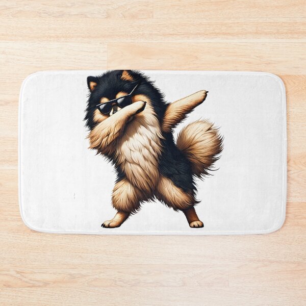 Item preview, Dabbing German Spitz Dog Lover designed and sold by Kimberley King Art  King Art.
