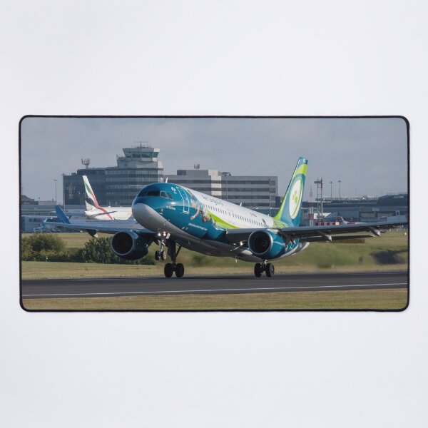 Item preview, Aer Lingus Irish Rugby Team Livery Airbus A320 EI-DEG MAN to DUB designed and sold by Skyframe Aviation.