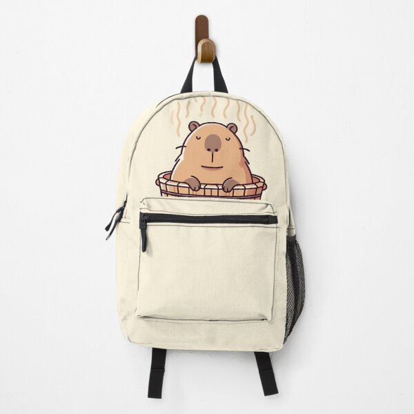 Item preview, Capybara Relaxing in a Sauna designed and sold by Chubs.Store.