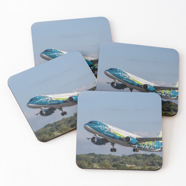 Item preview, Aer Lingus Irish Rugby Team Livery Airbus A320 EI-DEG MAN to DUB designed and sold by Skyframe Aviation.