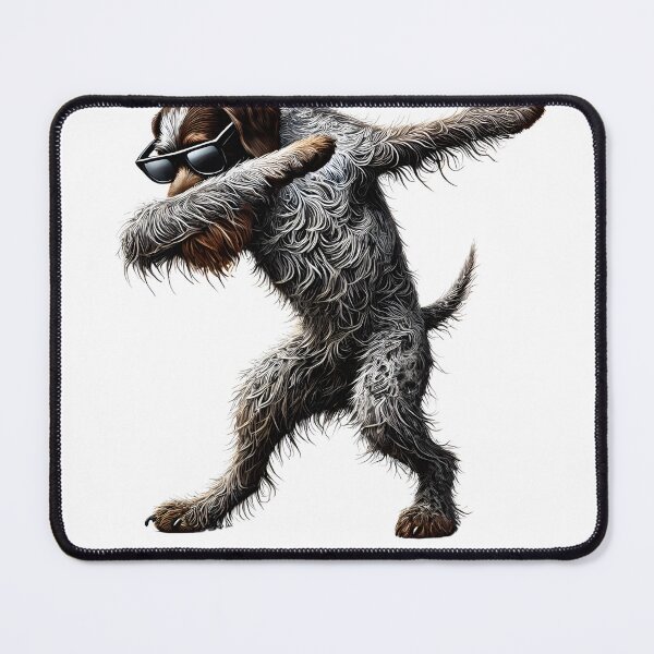Item preview, Dabbing German Wirehaired Pointer Dog Lover designed and sold by Kimberley King Art King Art.