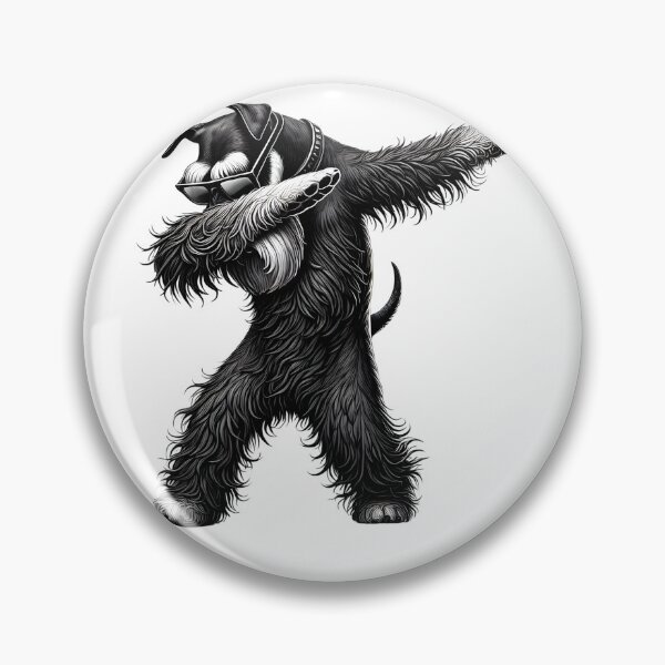 Item preview, Dabbing Giant Schnauzer Dog Lover designed and sold by Kimberley King Art  King Art.